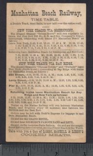 Steamers Sylvan Grove & Collyer Timetable ship Libby Beef Meat TRADE