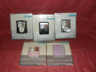 New Belkin iPhone iPod Classic iPod Nano Cases Sleeves NIP