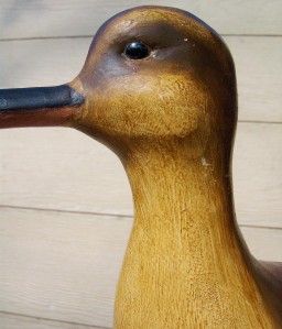 1991 Original Carving WILLIAM BISHOP Long Billed Curlew Shorebird Duck