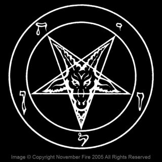Classic Pentagram Shirt Occult Satan Metal Devil Sin