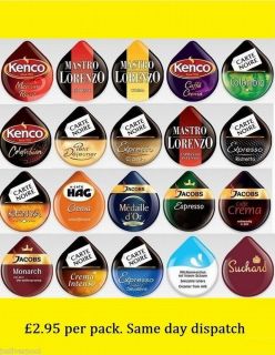 Tassimo Coffee T Discs 8 Pack Choose from 22 Flavours