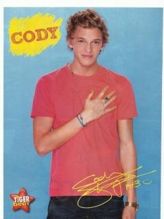 Cody Simpson Tiger Beat Magazine Pin Up Poster P2