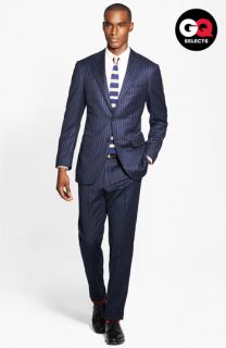 Canali Chalk Stripe Suit