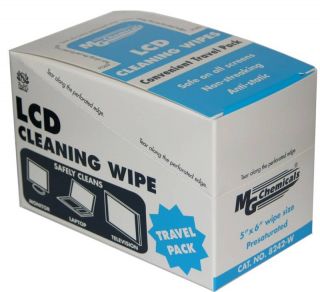  MGC Chemicals Travel Pack LCD Cleaning Wipes 8242 W