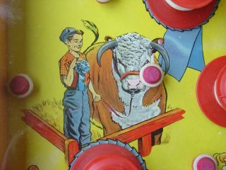 Vintage Superior Toy State Fair T Cohn Pinball Machine