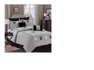 Luxury Home 8 Piece Comforter Set Queen King Sizes with Color