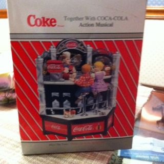   ENESCO ACTION MUSIC BOX THINGS GO BETTER WITH COKE COCA COLA MUSICAL