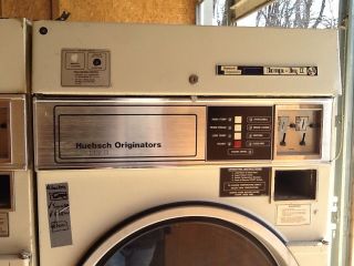 Huebsch Commercial Coin Op Laundry Mat Dryers