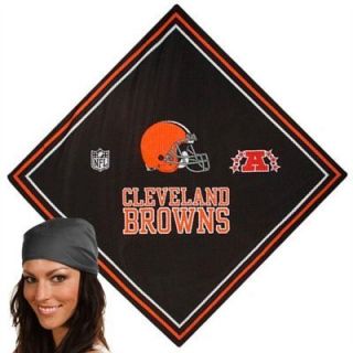 cleveland browns jersey mesh bandana wear your hair with attitude