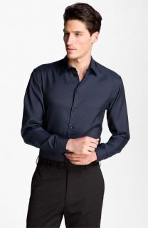 Armani Collezioni Grid Check Woven Shirt