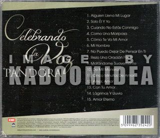 Pandora Celebrando La Voz CD New Exitos Mexican Edition