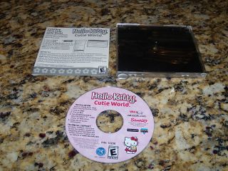 Hello Kitty Cutie World Program Windows Computer PC Game CD ROM XP