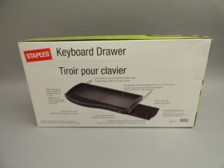 New Staples Standard Computer Keyboard Drawer Tray 35538