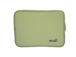  Laptop Notebook Computer Case, 1/4 Thick Memory Foam Sleeve, L. Green
