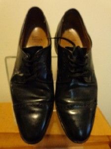 Allen Edmonds Clifton Mens Black Leather Oxford Cap Toe Dress Shoes