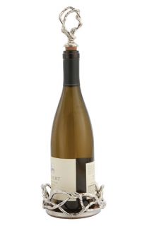 Michael Aram Wisteria Wine Coaster & Stopper