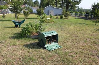 Dual Barrel Composter Patio Back Yard Tumbler for Home Gardening