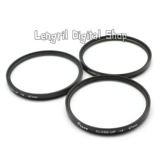  67mm Close Up Filter Ring 1 2 4 in Sets