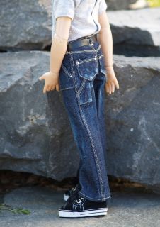 Sandwashed Colvin Carpenter Jeans for 14 Kish Chrysalis Dolls