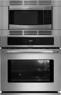  30 Stainless Steel Self Cleaning Wall Oven Microwave Combo