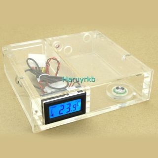   Rom Water Tank W Digital Thermometer F Computer Water Cooling System