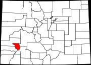 town ridgway cdps colona loghill village portland unincorporated
