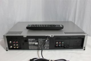  sony dvd vcr combo player w remote slv d201p features dvd vcr combo