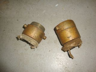 Vintage Brass Fire Hose Couplings Adapters Connectors Fittings
