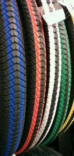  BMX Bicycle Tires 20x1 95 2 Color Lines Pick A Set and A Color