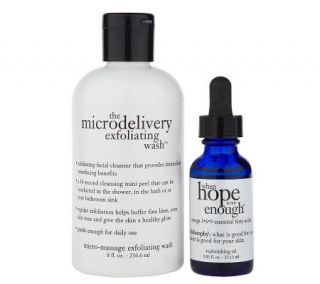 philosophy microdelivery wash and replenishing oil duo   A91093