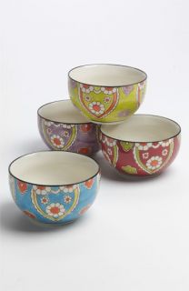 Hand Painted Lotus Bowls (Set of 4)