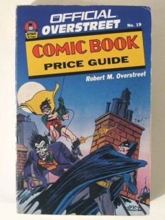 Vintage OVERSTREET Comic Book Price Guide #19 (1989) Batman 50th