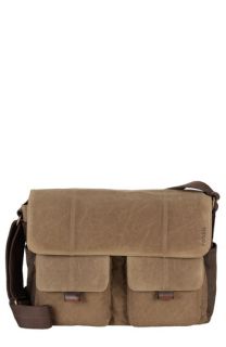 Fossil Wagner Waxed Canvas Messenger Bag