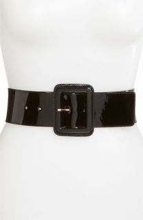 St. John Collection Wide Patent Leather Belt