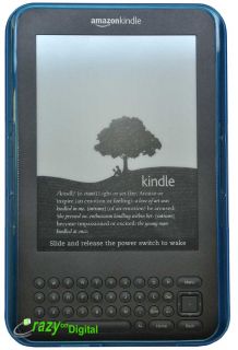 Blue TPU Case Cover Accessory for  Kindle 3 3G