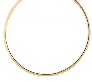 VicenzaGold 20 Reversible Omega Necklace 14K Gold, 10.9g —