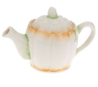 Belleek 2007 Special Edition Pumpkin Mini Teapot —