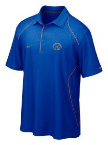  Dri Boise State Broncos BSU Coaches Polo Shirt 2XL New XXL Blue