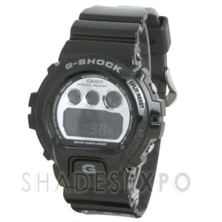 New Casio G Shock Watches DW6900NB 1 Gloss Black Silver