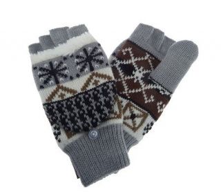 MukLuks Convertible Knit Capped Glove —