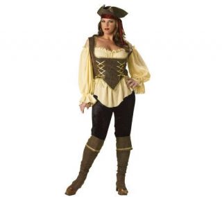 Rustic Pirate Lady Elite Collection Adult PlusCostume —