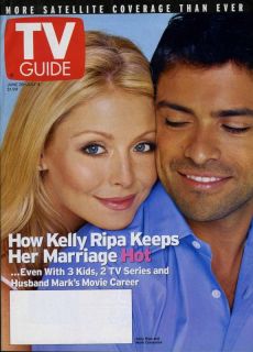 2003 Kelly Ripa Mark Consuelos Large Size TV Guide