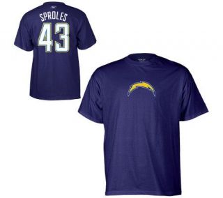NFL San Diego Chargers/Darren Sproles Name & Number T Shirt