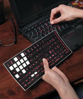 Glow in The Dark Computer Keyboard Stickers