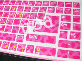 Cute Korean English Desktop Laptop Keyboard Sticker XQ