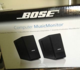 Bose Computer MusicMonitor Black Speakers Computer Laptop Monitor