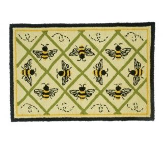 Bee Happy 22 x 34 Accent Rug by Valerie —