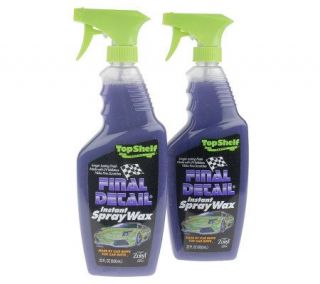 Final Detail Top Shelf Series Instant Spray Wax  Set of 2 —