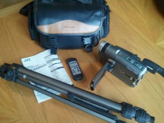 JVC Compact VHS Camcorder Tripod Bag and Remote