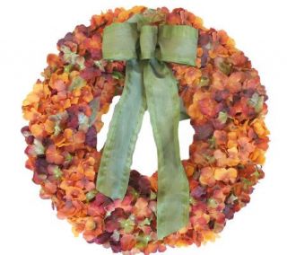 19 Autumn Hydrangea Wreath by Valerie —